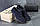 Класичні чоловічі туфлі Vankristi замшеві туфлі в стилі ванкрісті синього кольору, фото 4