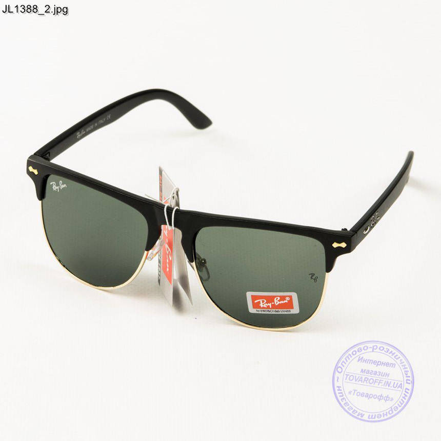 Сонцезахисні окуляри Ray-Ban Клубмастер зі скляною лінзою - JL1388, фото 1