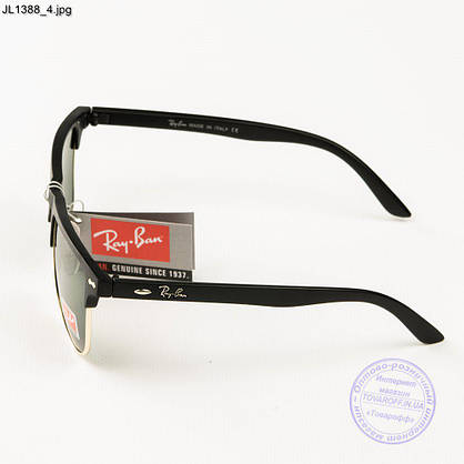 Сонцезахисні окуляри Ray-Ban Клубмастер зі скляною лінзою - JL1388, фото 5