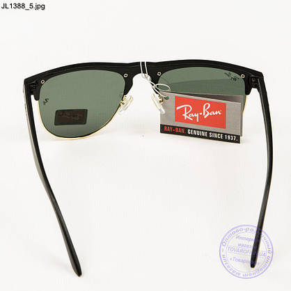 Сонцезахисні окуляри Ray-Ban Клубмастер зі скляною лінзою - JL1388, фото 6