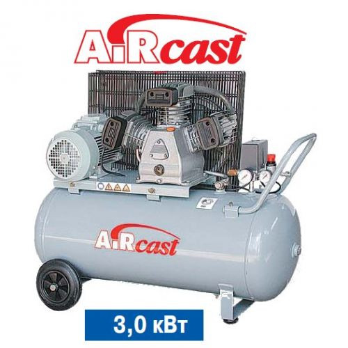 Поршневий компресор з ремінним передаванням AirCast Remeza 200.LB40 РМ-3127.02