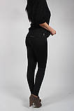 Чорні лосини жіночі 477/Легінси з високою посадкою, фото 2