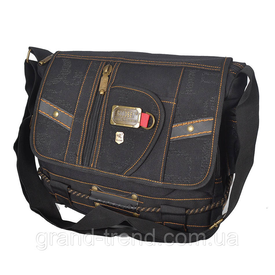Брезентовая мужская сумка Gold Be - фото 2 - id-p665030441