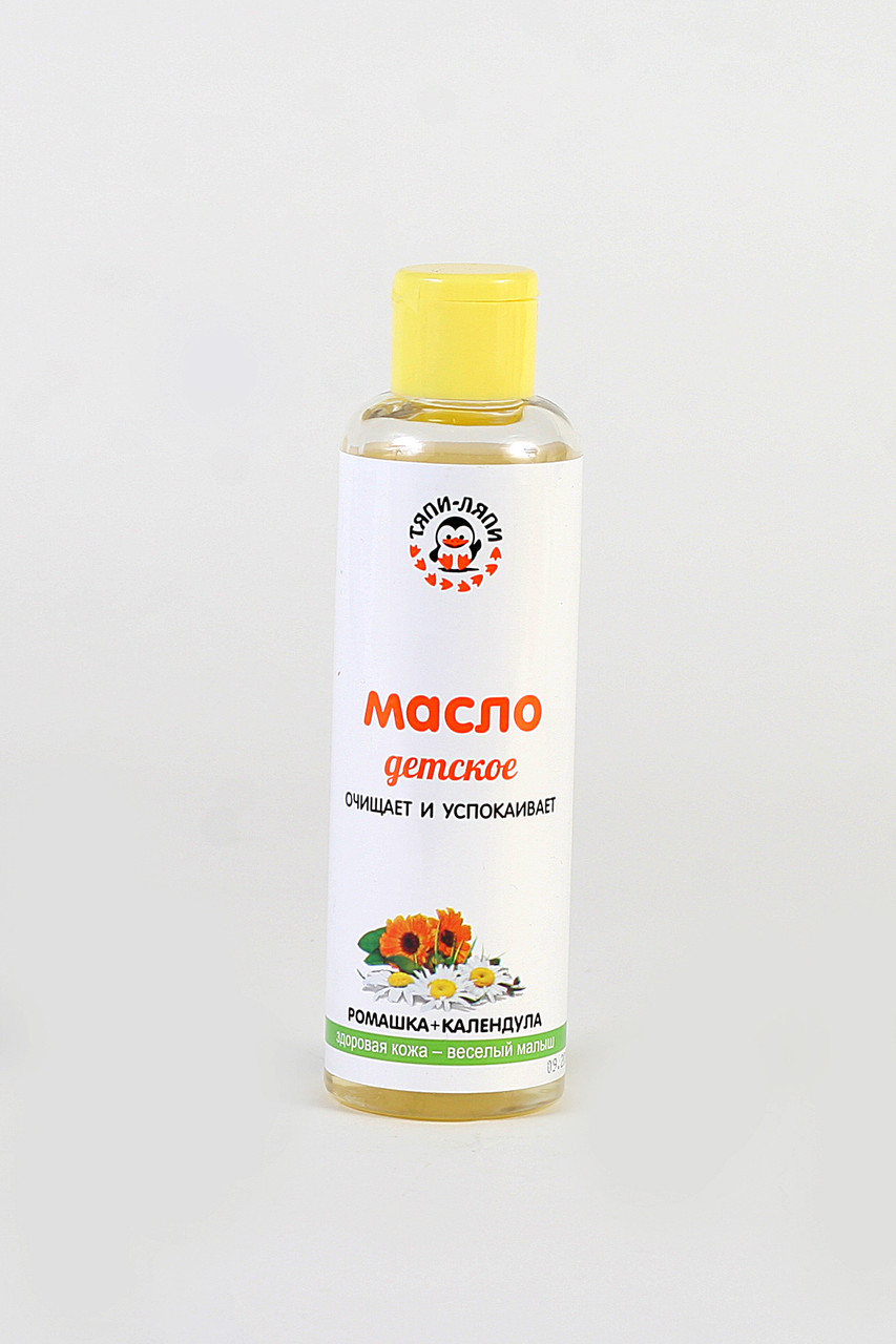 Олія косметична дитяча "Тяпи-Ляпи" з ромашкою та календулою 200мл.