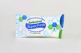 Універсальні вологі серветки Superfresh 15 шт. Antibakterial