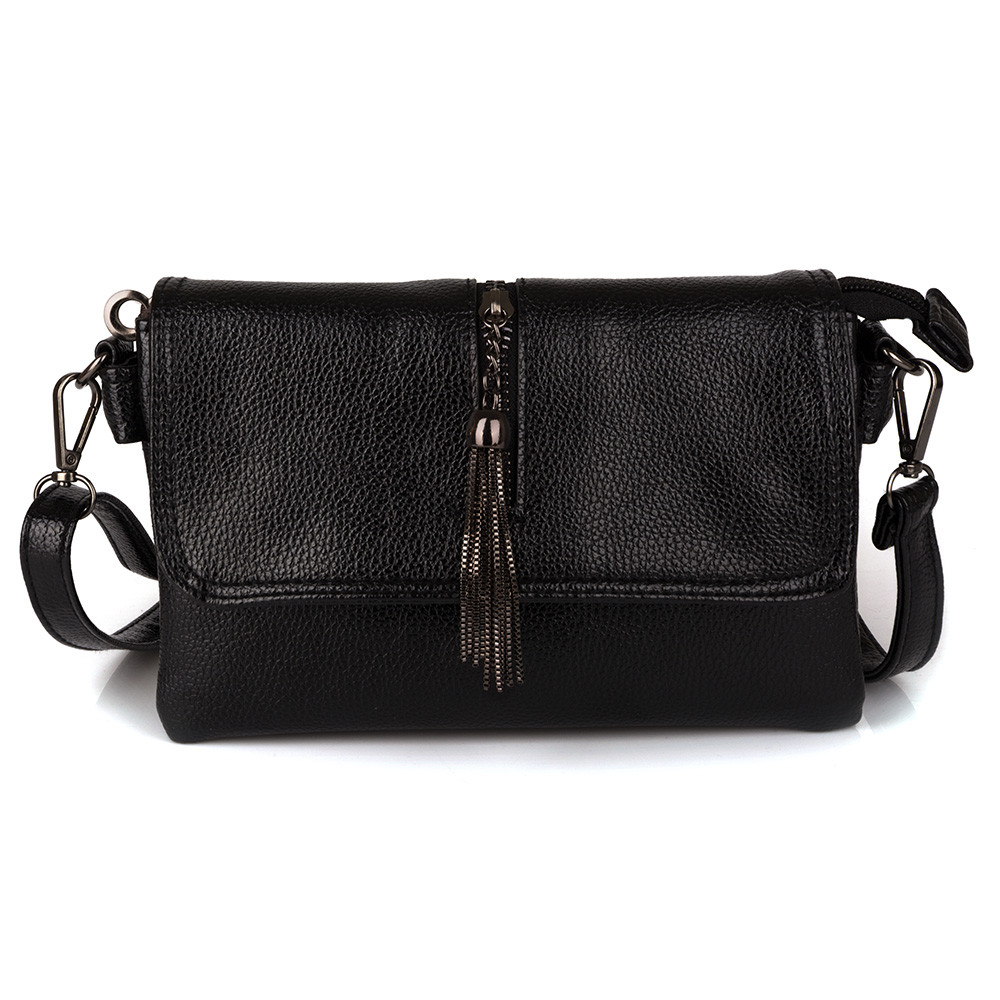 Сумочка жіноча чорна через плече Bagira 0859