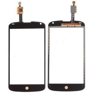 Сенсорное стекло LG E960 Google Nexus 4 черное - фото 1 - id-p662235635