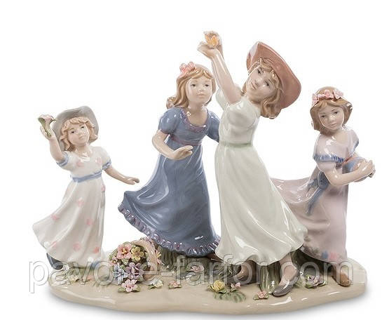 Порцелянова фігурка "Подружки на прогулянці" (Pavone) CMS — 20/28, фото 1