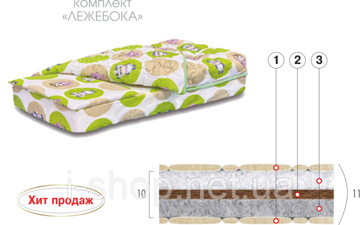 Комплект дитячий Лежень