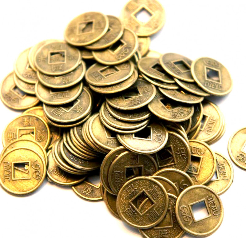 Китайские монеты фен-шуй (d-1.4) - фото 1 - id-p665215036