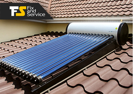 Монтаж гарячого водопостачання із застосуванням геліосистем