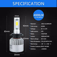 LED лампи Н1/HB2/Н3/H4/Н7/Н8/Н9/Н11/9003/D2S/D2R/D1S/D3S/D4S/D4R