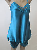 Атласні піжами однотонного кольору.