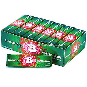 Жевательная резинка Watermelon Bubblicious, 48 г, фото 2