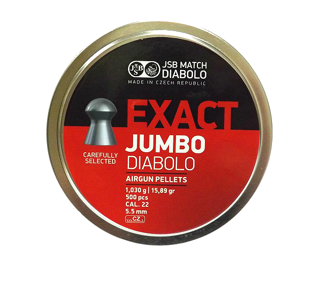 Кулі для пневматичних гвинтівок JSB EXACT JUMBO Diabolo cal. 22 (5,5mm)