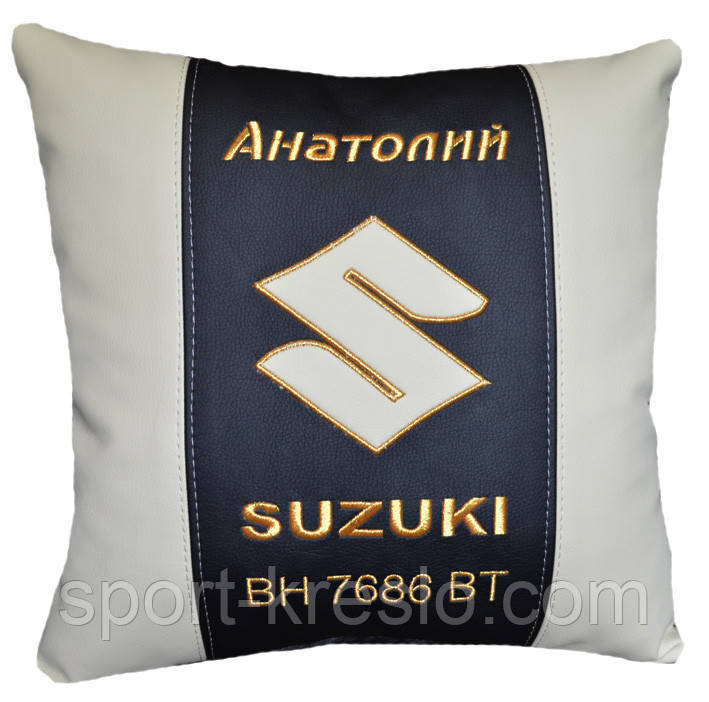 Подушка в авто с логотипом Suzuki сузуки - фото 1 - id-p23158474