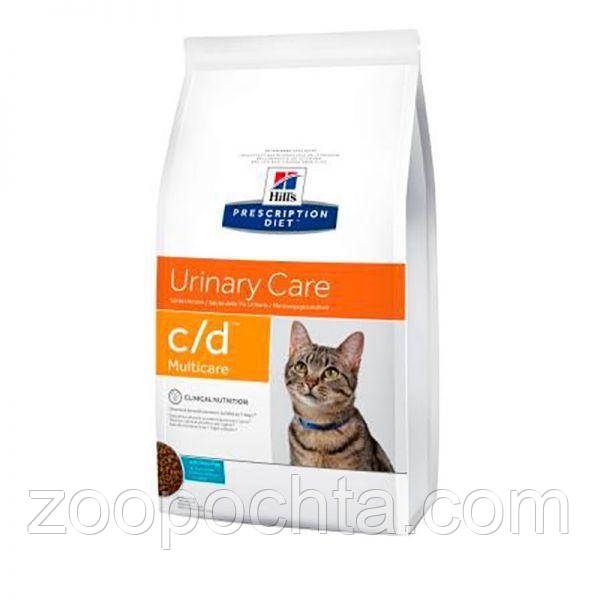 Сухий лікувальний корм Hill's Urinary Care c/d океанічною рибою для підтримки сечев.здоров'я 1,5КГ
