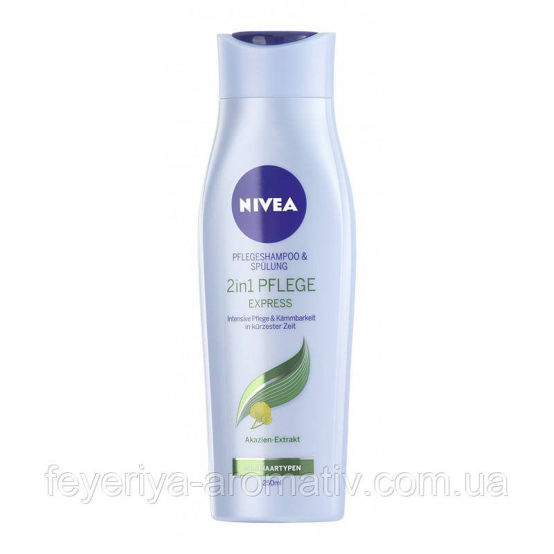 Шампунь для всіх типів волосся Nivea 2in1 Care Express, 400мл (Німеччина)