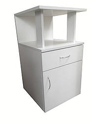 Тумба нічна 780*410*420 мм. Тумбочка ЛДСП біла для спальні, готелі, гуртожитки, палати