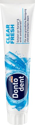 Зубна паста освіжаюча Dontodent clear fresh 125 ml.