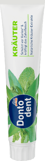 Зубная паста Dontodent krauter 125 ml.