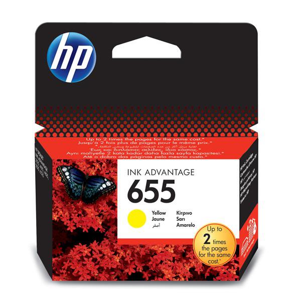 Картридж HP 655 Yellow Deskjet Ink Advantage 3525, 4615, 4625, 5525, 6525 (CZ112AE) 9ml