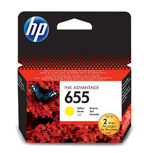 Картридж HP 655 Yellow Deskjet Ink Advantage 3525, 4615, 4625, 5525, 6525 (CZ112AE) 9ml