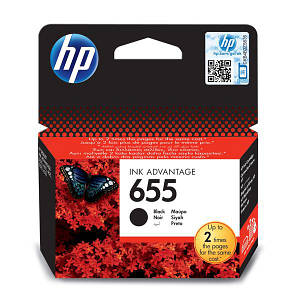 Картридж HP 655 Black Deskjet Ink Advantage 3525, 4615, 4625, 5525, 6525 (CZ109AE) 14ml
