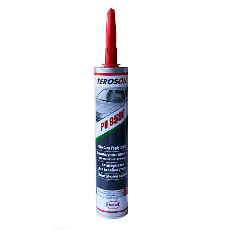 Клей-герметик для вклейки скла Teroson BOND 480 (PU 8590) 310мл, фото 3