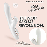 Вібратор кролик + вакуумний стимулятор Satisfyer Pro G-Spot Rabbit