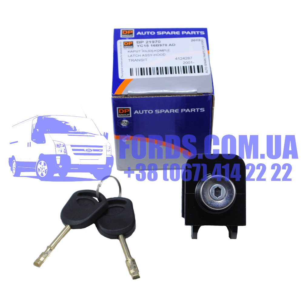 Замок капота FORD TRANSIT/CONNECT 2000-2006 (4124287/YC1516B970AD ...