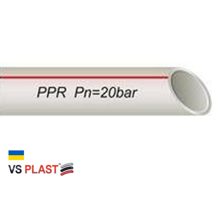 Труба VS® PPR-AL-PERT ф50 з алюмінієвою фольгою