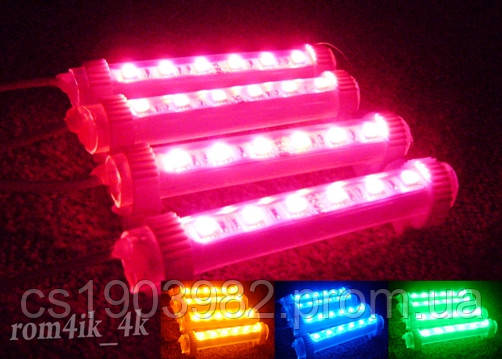 Підсвічування салону авто 4х6LED 19 відтінків!!!