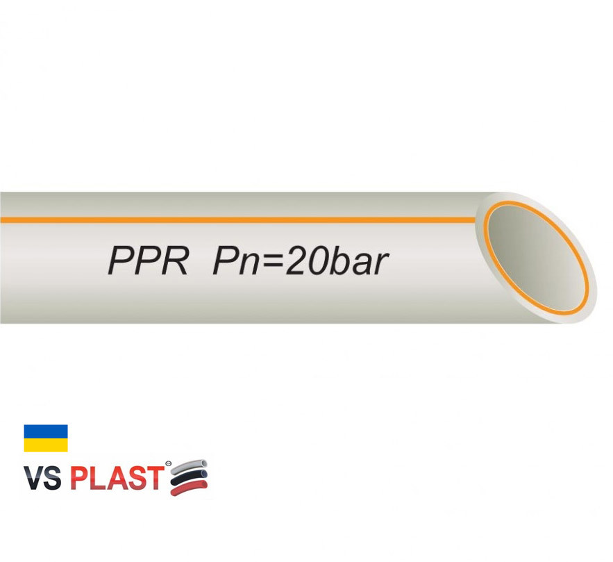 Труба VS® FR-PPR PIPE ф 25*4.2 мм зі скловолокном