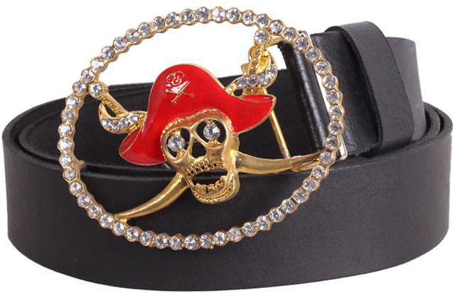 Ремень женский кожаный 4х130 см. BLX2501-35, черный, фото 1