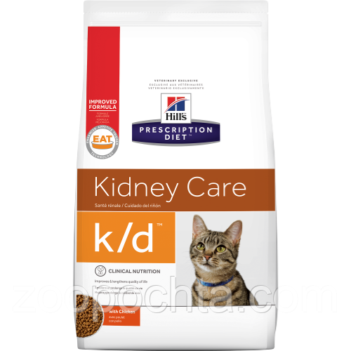 Сухий лікувальний корм Hill's Kidney Care для підтримки функції нирок і серця в кішок 1,5КГ, фото 1