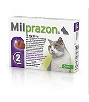 Милпразон -антигельментик для кошенят і кішок більше 2 кг (1 таблетка)