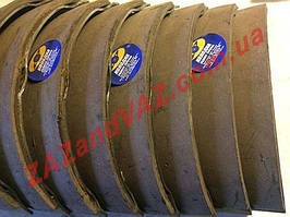 Колодка тормозная передняя задняя ЗАЗ 40 968 М Запорожец Сатурн комплект 4шт.