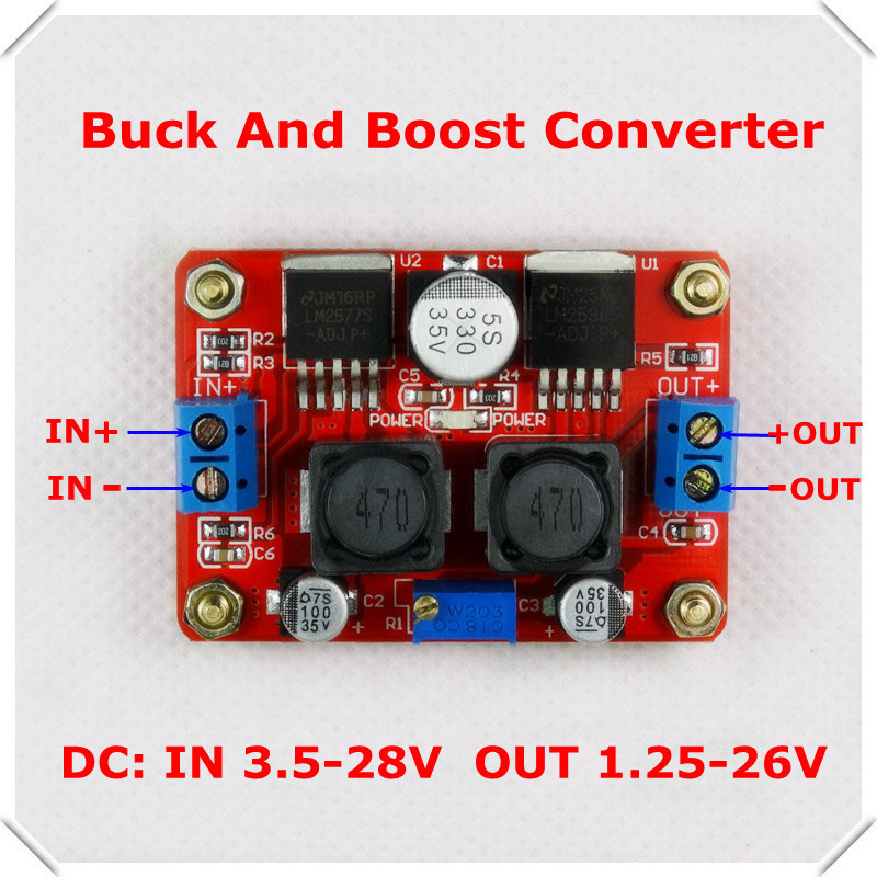 XL6009 + LM2596S Підвищуюче понижуючий Імпульсний DC-DC перетворювач до 3А