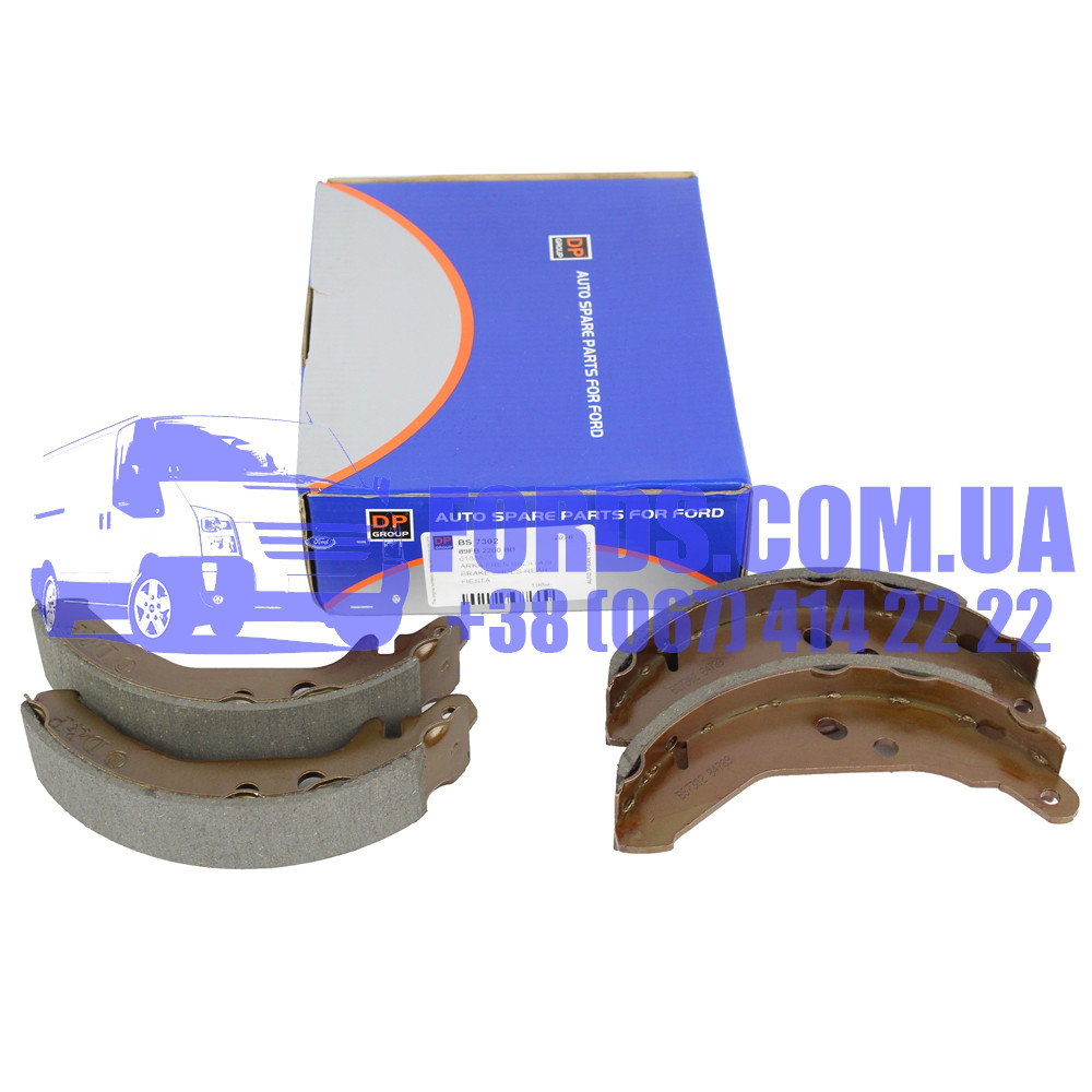 Колодки гальмівні задні FORD FIESTA 1989-1996 (1041484/94FX2200DA/BS7302) DP GROUP, фото 1
