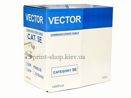 ВИТАЯ ПАРА UTP VECTOR 305 м, фото 2