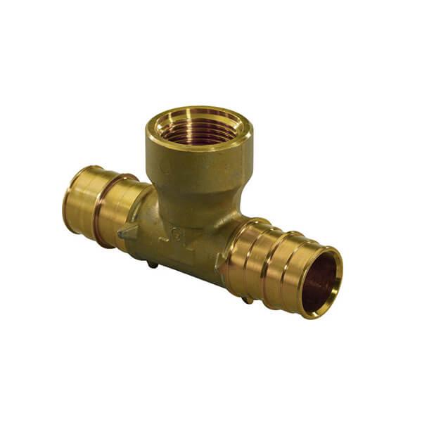 Трійник Uponor Q&E латунний з внутрішньою різзю PL 25-Rp3/4 ВР-25 (1047888), фото 1