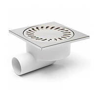 Трап MCH 326N однокорпусний низький з горизонтальним під'єднанням DN50