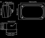 Вбудована фара Nordic N100 HALOGEN F5°, фото 2