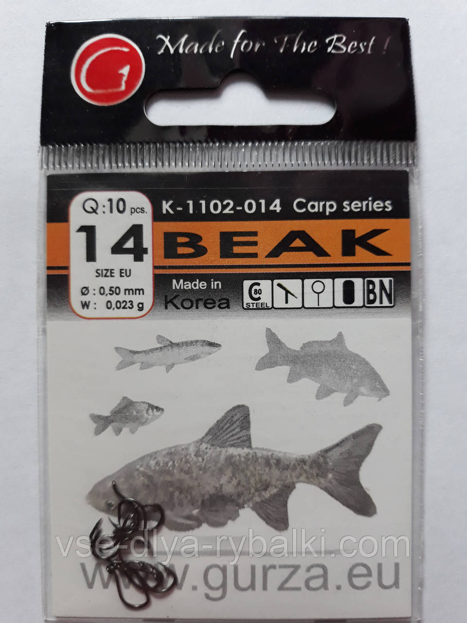 Гачки Gurza beak № 14, фото 1