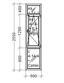 Вікна одностулкові Rehau