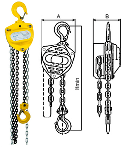 Таль ланцюгова Haklift типу ABT 1,0/3000 мм