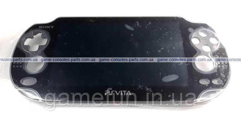 Дисплей PS Vita + тачскрин У зборі (Чорний) PCH-1000, фото 1