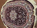 Класичний килим Buhara 1440 бордовий, фото 5