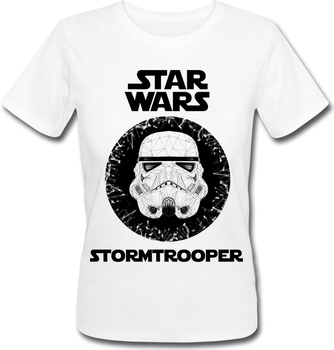Женская футболка Star Wars - Stormtrooper (белая) - фото 1 - id-p666134774